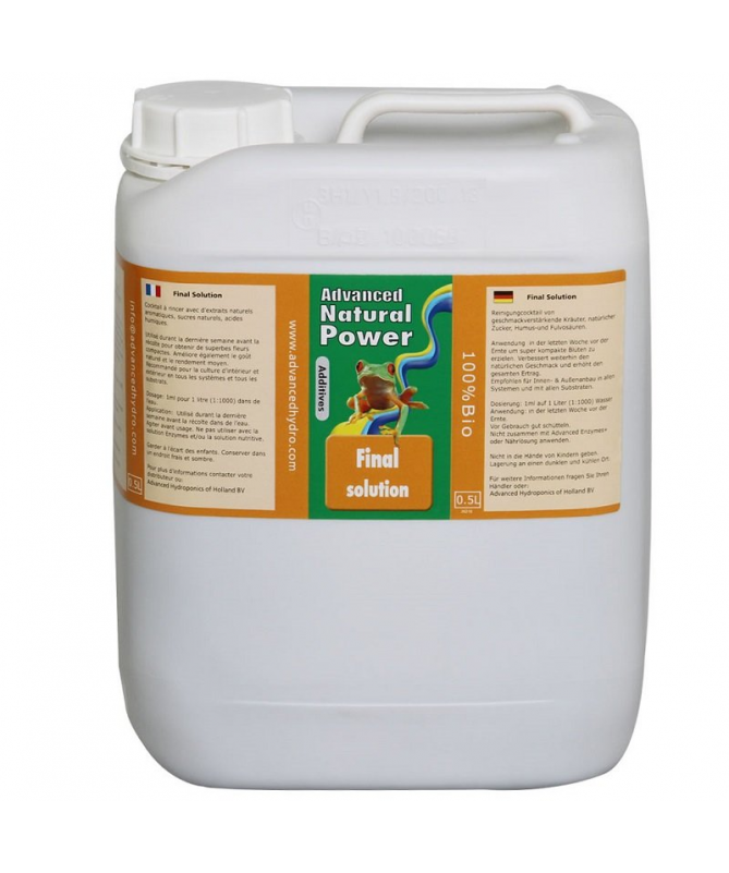 FINAL SOLUTION 5L NAWÓZ KOŃCOWY - ADVANCED HYDROPONICS OF HOLLAND - 1 - **Final Solution** to organiczny nawóz końcowy z serii * FINAL SOLUTION 5L NAWÓZ KOŃCOWY - ADVANCED HYDROPONICS OF HOLLAND - 1 - **Final Solution** to organiczny nawóz końcowy z serii *