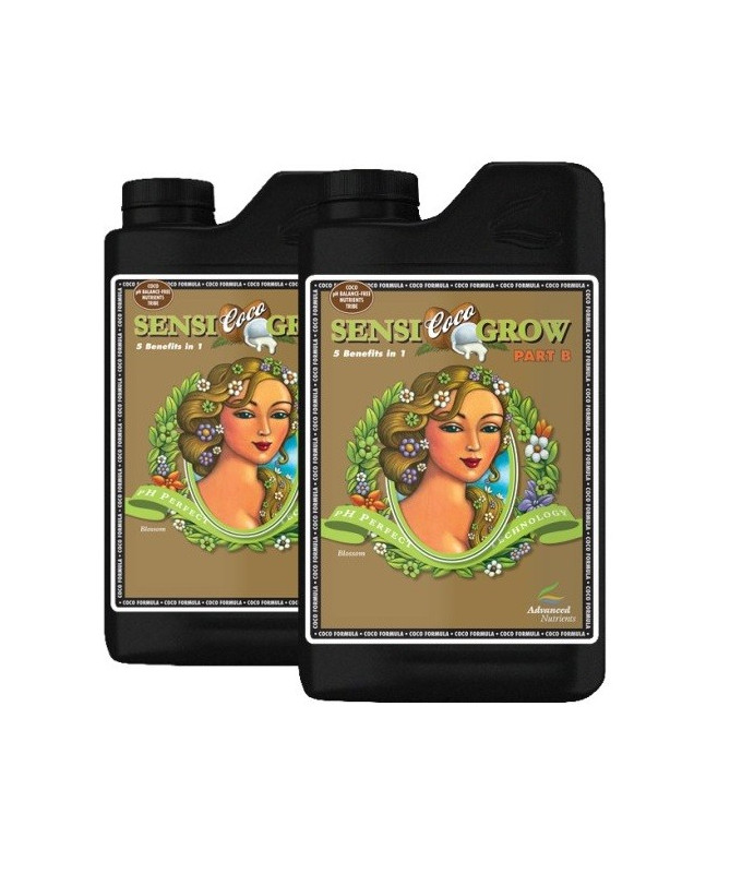 Advanced Nutrients Sensi GROW Coco A i B 2x1l - 1 - to dwuczęściowy nawóz, który zapewnia kluczowe odżywianie dla roślin w okres