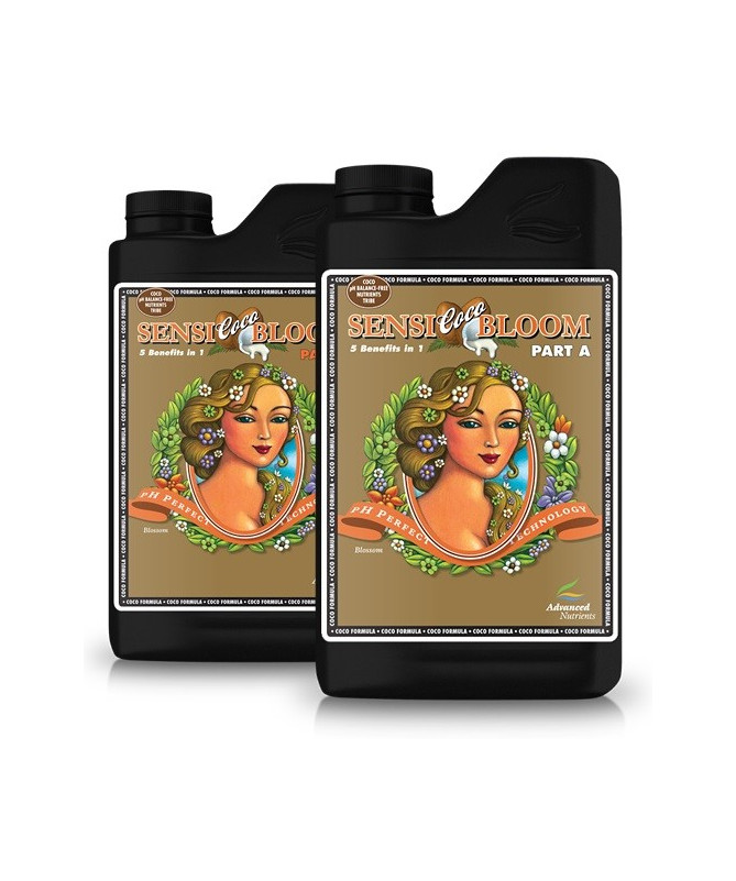 Advanced Nutrients Sensi BLOOM Coco A i B 2x1l - 1 - Starannie reguluje poziom fosforu, azotu, manganu, magnezu, cynku i wapnia,