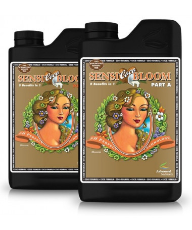Advanced Nutrients Sensi BLOOM Coco A i B 2x500ml - 1 - Starannie reguluje poziom fosforu, azotu, manganu, magnezu, cynku i wapn