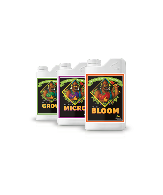Zestaw Advanced Nutrients 3 x 500ml Grow Micro Bloom - 1 - Najlepszy zestaw nawozów dla zaawansowanych jak i początkujących. Baz