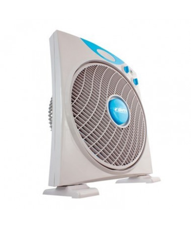 RAM ECO, Wentylator 30cm, 3 speed, plastik - 1 - RAM ECO Potężny Wentylator 30cmOto RAM ECO wentylator, który łączy w sobie fu