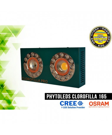 Phytolite Lampa LED Clorofilla 172W/165W, LED CREE CXB3070 COB+LED Osram SSL80, do uprawy roślin - 2 - CLOROFILLA Lampa led do u