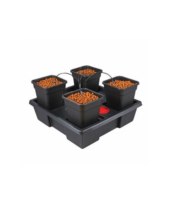 Wilma Large 11l, Kompletny System Hydroponiczny, 4 x donica 11l, 75x75x20cm / 50l - 1 - Systemy uprawy Wilma w sposób profesjona