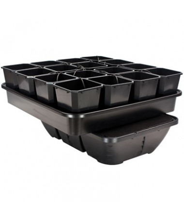 PLAN!T ATLAS L12 POT DRIPPER SYSTEM, 16 DONICZEK - 1 - Roztwór nawozów i wody jest przesyłany ze zbiornika prosto do roślin, za 