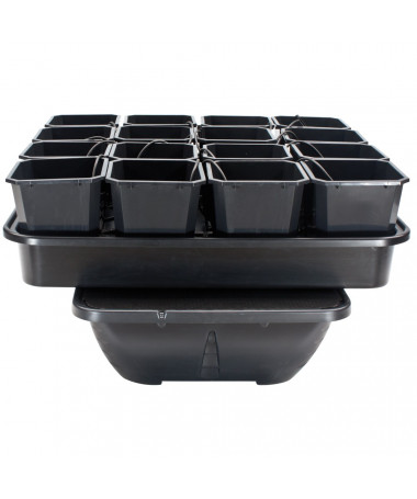 PLAN!T ATLAS L12 POT DRIPPER SYSTEM, 16 DONICZEK - 2 - Roztwór nawozów i wody jest przesyłany ze zbiornika prosto do roślin, za PLAN!T ATLAS L12 POT DRIPPER SYSTEM, 16 DONICZEK - 2 - Roztwór nawozów i wody jest przesyłany ze zbiornika prosto do roślin, za