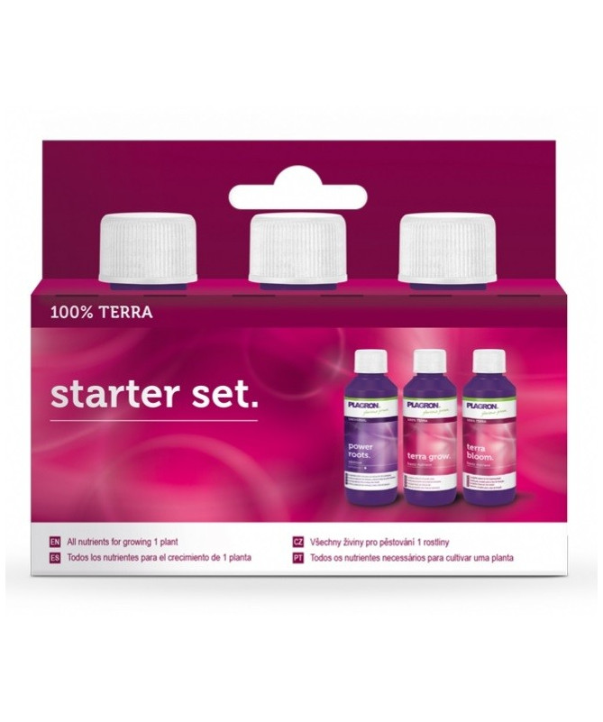 PLAGRON ZESTAW STARTER SET TERRA - 1 - Uzyskaj wszystko, czego potrzebujesz dla 23 roślinZamierzając zająć się uprawą 23 roślin,