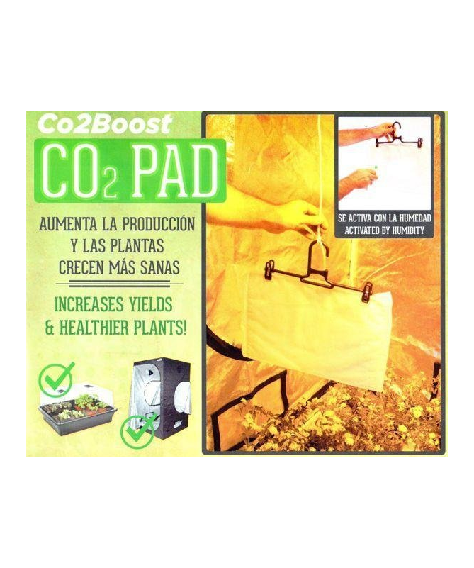 MATA GENERUJACA DWUTLENEK WEGLA + WIESZAK CO2 BOOST - 1 - Maty CO2 Pad wytwarzają dwutlenek węgla w ilości wystarczającej do zap