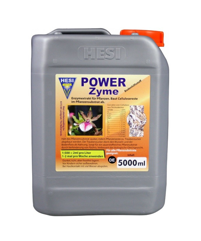 Hesi Power Zyme 2.5l, Poprawia mikroflorę i podnosi odporność - 1 - Zapewnia dobrze i mocno zaopatrzoną w tlen łodygę. Wzmacnia 