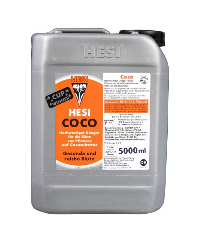 Hesi Coco 10l - Szybka odbudowa zdrowej mikroflory - 1 - Hesi Coco dodatkiem do kwitnienia w substancjach coco. Jak wszystkie do