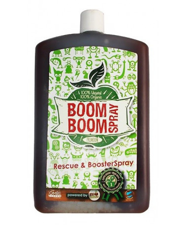 BIOTABS BOOMBOOMSPRAY 100ML - 1 - **Boom Boom Spray** to 100% organiczny, roślinny biostymulator. Wypełniony naturalnymi aminokw