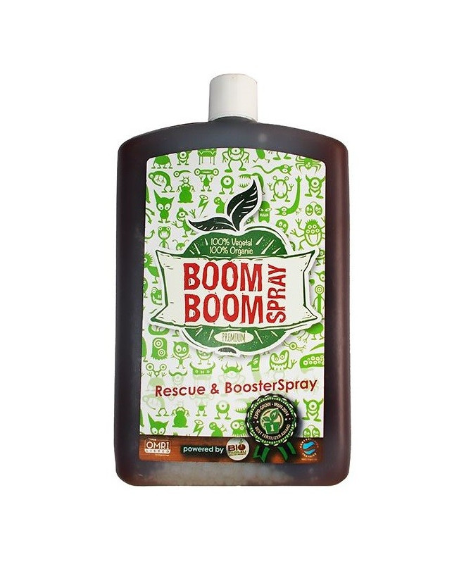 BIOTABS BOOMBOOMSPRAY 100ML - 1 - **Boom Boom Spray** to 100% organiczny, roślinny biostymulator. Wypełniony naturalnymi aminokw