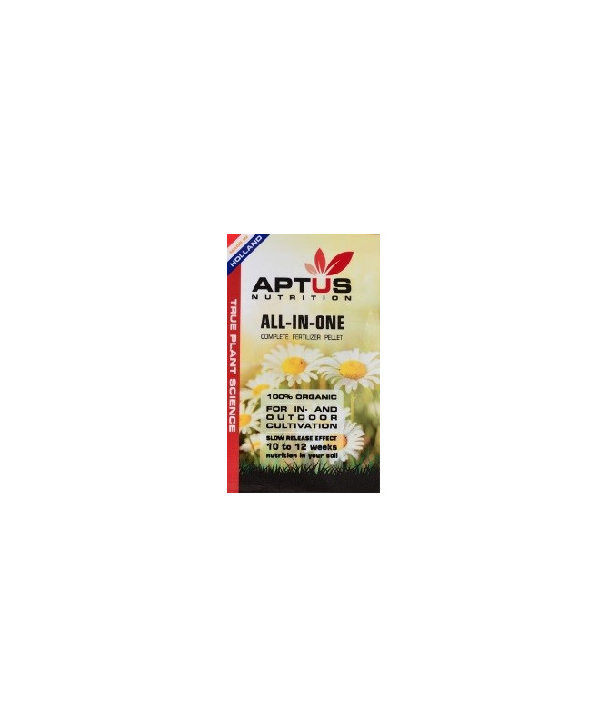 APTUS ALL-IN-ONE PELET 100GR - 1 - Krótkoterminowa Uprawa 3 miesiąceinsTorfins Zalecana ilość to wykorzystanie 50100g na roślinę