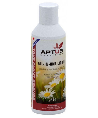 APTUS ALL-IN-ONE PŁYN 150ML - 1 - 100 mineralny nawóz kompleksowe źródło niezbędnych pierwiastków dla Twoich roślin. Wyjątkowa 