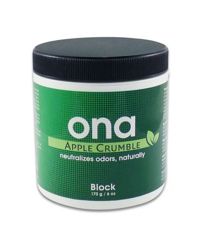 ONA BLOK APPLE CRUMBLE 170GR/6OZ - 1 - Eksperci higieny radzą jak zneutralizować nieprzyjemne zapachy, które mogą zakłócić komfo