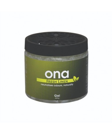 ONA Fresh Linen 732g / 1L - Żel neutralizujący zapach - 1 - Ona usuwa nieprzyjemne zapachy z papieroswów i cygar, spalenizny, pr