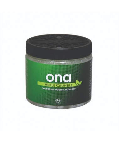 ONA Apple Crumble 732g / 1L - Żel neutralizujący zapach (Szarlotka) - 1 - Zarządzaj nieprzyjemnymi zapachami z papierosów i cyga