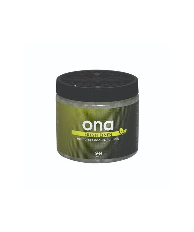 ONA Fresh Linen 400g / 500ml żel neutralizujący zapach - 1 - Usuwanie nieprzyjemnych zapachów z papierosów i cygarJeśli w twoim 