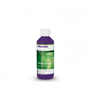 PLAGRON ALGA GROW 100ML - 1 - Nawóz na potrzeby fazy kwitnienia na bazie Alga Grow to podstawowy nawóz biologiczny, który stworz