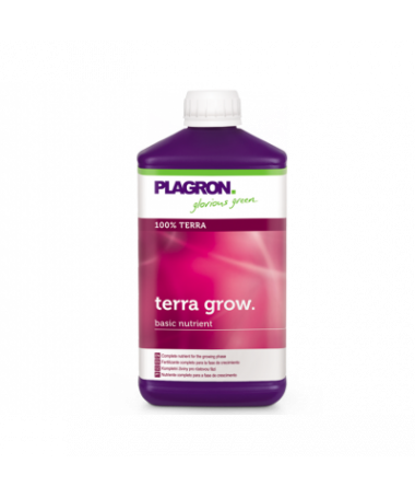 PLAGRON TERRA GROW 5L - 2 - To silnie stężony podstawowy nawóz biomineralny, który stosuje się w fazie wzrostu rośliny...