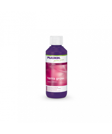 PLAGRON TERRA GROW 20L - 3 - To silnie stężony podstawowy nawóz biomineralny, który stosuje się w fazie wzrostu rośliny.