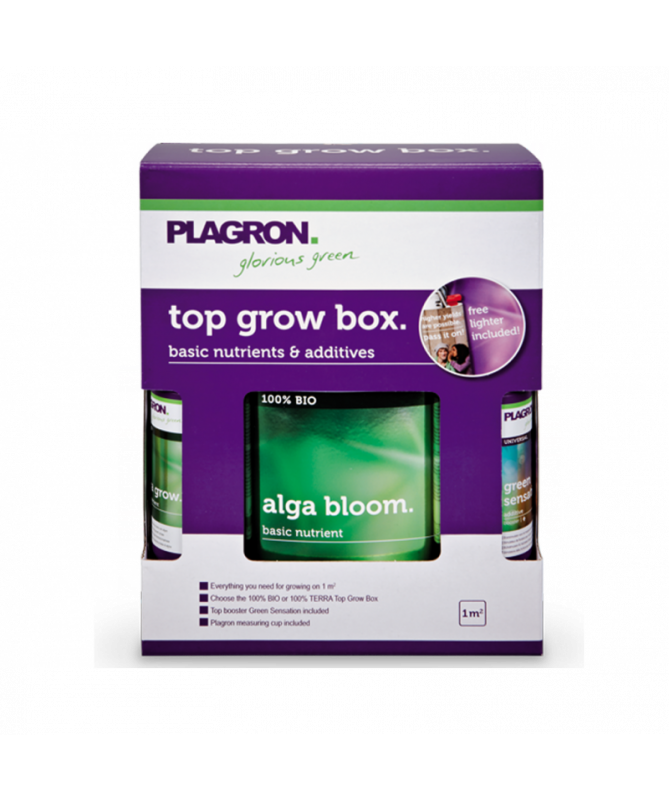 PLAGRON ZESTAW NAWOZÓW ALGA GROW BOX - 1 - Wszystko na potrzeby uprawy na 1m2 Top Grow Box 100% BIO to idealny zestaw, jeśli waż PLAGRON ZESTAW NAWOZÓW ALGA GROW BOX - 1 - Wszystko na potrzeby uprawy na 1m2 Top Grow Box 100% BIO to idealny zestaw, jeśli waż