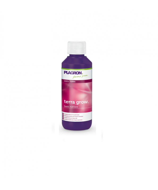 PLAGRON TERRA GROW 100ML - 1 - TERRA GROW to nowoczesny, płynny nawóz biologiczno-mineralny dla roślin w fazie wzrostu, szczegól