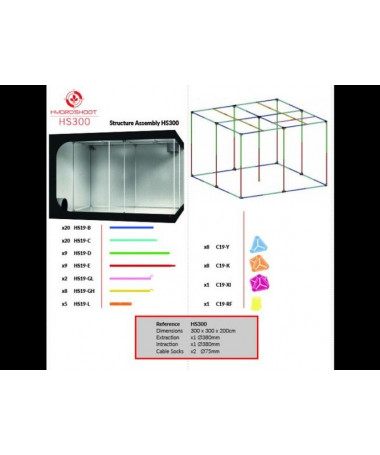 Growbox Hydro Shoot 300 (300x300x200cm) - 2 - 