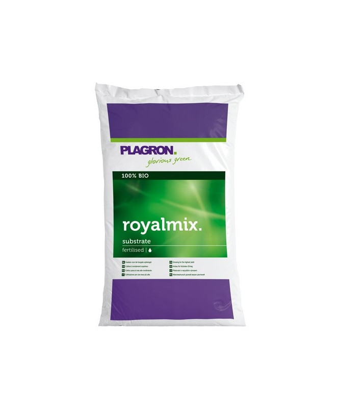 Plagron ziemia Royalmix 25l - 1 - Royality Mix to podłoże, które wyróżnia się swoją 100 organiczną kompozycją. Jest to unikalne