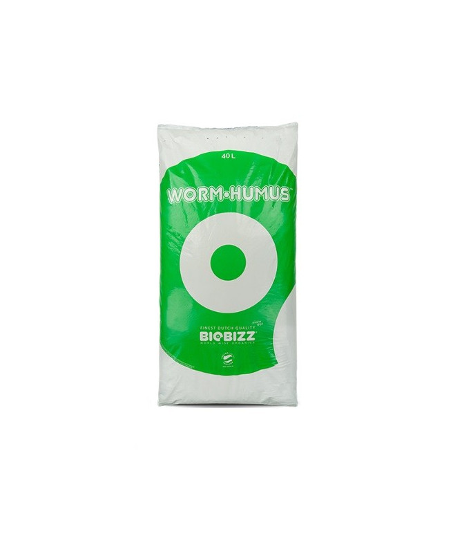 BIOBIZZ WORMHUMUS 40L - ORGANICZNY NAWÓZ, PODŁOŻE DO GLEBY - 1 - BIOBIZZ Worm-Humus jest w 100% organicznym nawozem z dżdżownic 