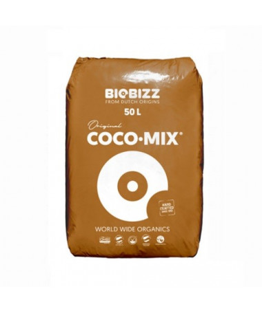BIOBIZZ SUBSTRAT COCO 50L - 1 - Coco-Mix to organiczny substrat kokosowy.&nbsp; Zatrzymuje duże ilości powietrza.&nbsp; Może być stosowa