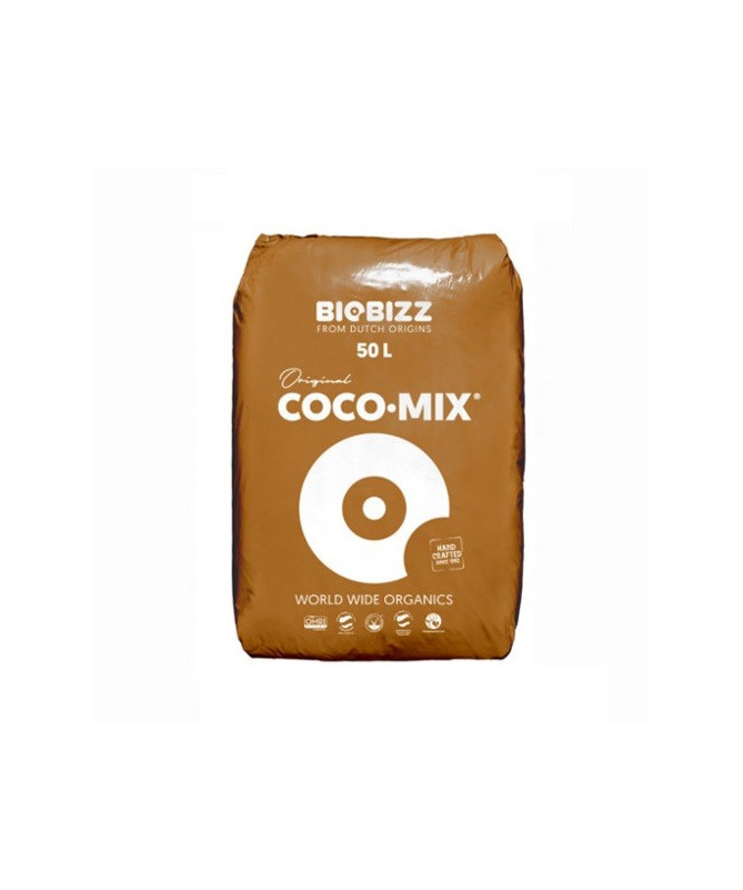 BIOBIZZ SUBSTRAT COCO 50L - 1 - Coco-Mix to organiczny substrat kokosowy.&nbsp; Zatrzymuje duże ilości powietrza.&nbsp; Może być stosowa