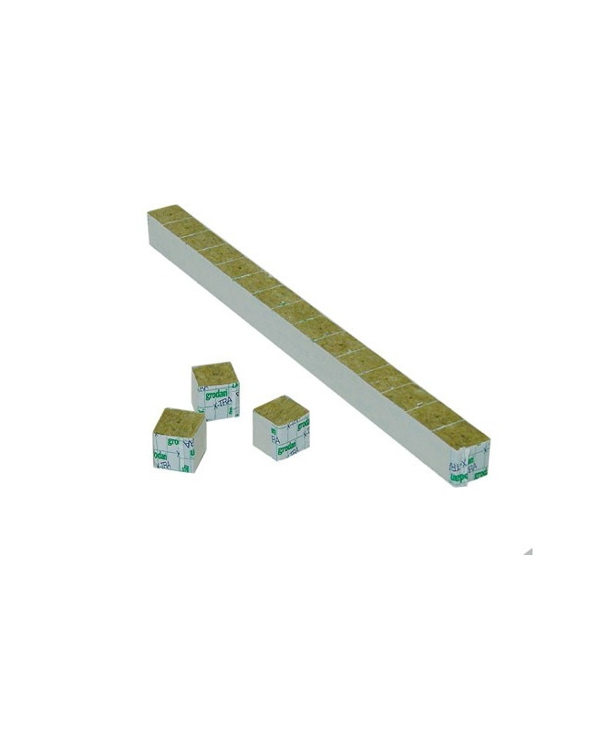 GRODAN KOSTKA 4*4CM KOMPLET 15SZT - 1 - - cenione na świecie podłoże do upraw- świetne docelowe kostki do uprawy- szczególnie za