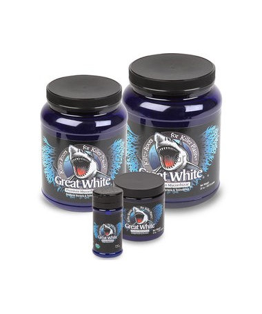 PLANT SUCCESS MIKORYZA W PROSZKU GREAT WHITE 113G - 1 - **Great White Premium Mycorrhizae** to unikalny produkt mikoryzowy, któr