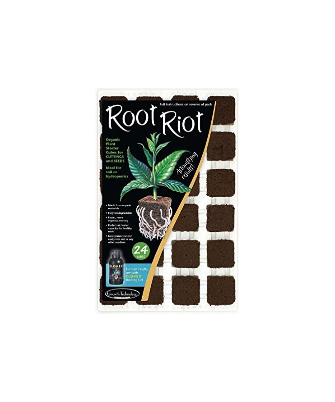 GROWTH TECHNOLOGY ROOT RIOT 24 TACA DO SADZONEK - 1 - Rozmiar 35 x 21 x 12 cm idealnie zaprojektowany dla wygody, jest w stanie