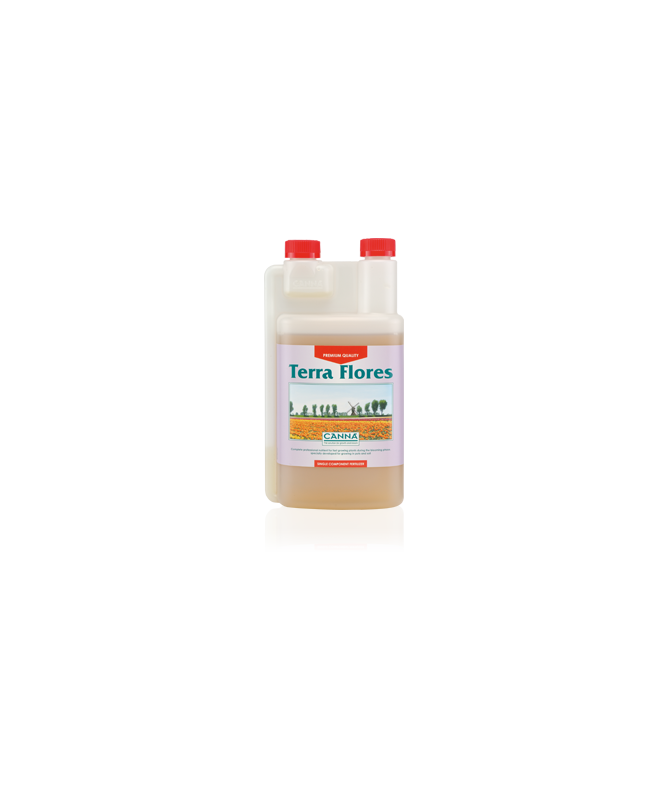 CANNA Terra Flores 1L - 1 - Terra Flores to niezrównana, w pełni profesjonalna żywność dla roślin, optymalizująca ich wzrost w g