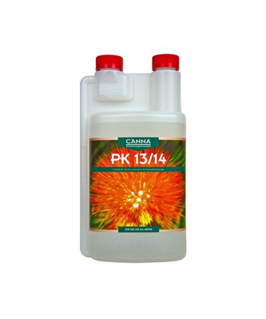 CANNA PK 13-14 SUPER BLOOMER 500ML - 1 - PK13/14 Fosfor i Potas: Kwitnienie - niezastąpiony nawóz dla każdego typu gleby! Odkryj
