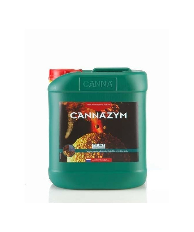 CANNA CANNAZYM 10L - 1 - CANNAZYM to wyjątkowy, roślinny eliksir, który sprzyja rozpadowi celulozy, jednocześnie pobudzając rozw