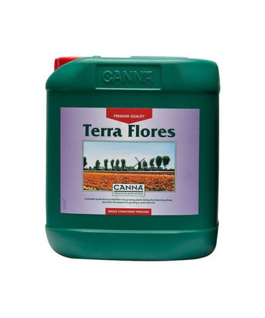 CANNA TERRA FLORES 10L - 1 - Terra Flores jest ekskluzywnym, profesjonalnym pokarmem dla roślin, którego kompozycja została spec