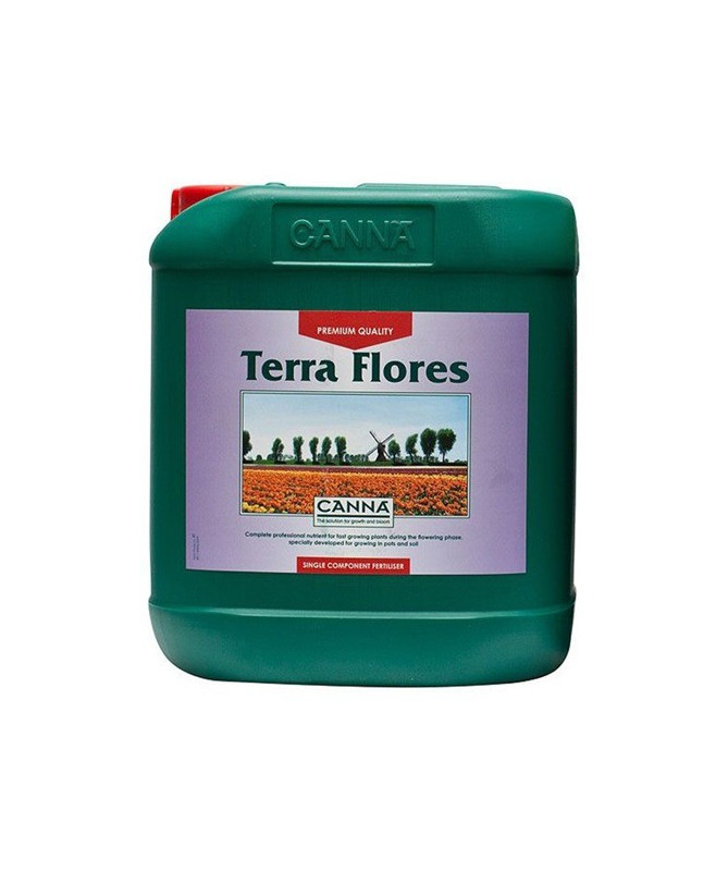 CANNA TERRA FLORES 10L - 1 - Terra Flores jest ekskluzywnym, profesjonalnym pokarmem dla roślin, którego kompozycja została spec