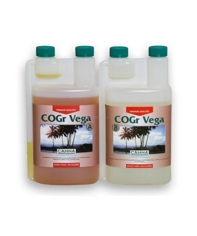 CANNA COCO COGR VEGA A/B 2*1L - 1 - COGr Vega to preparat odżywczy, który jest przeznaczony specjalnie dla substancji odżywczych