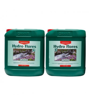CANNA HYDRO FLORES A/B 2*10L - 1 - Terra Flores to pełnoprawna, profesjonalna pożywka, dedykowana dla roślin uprawianych w glebi