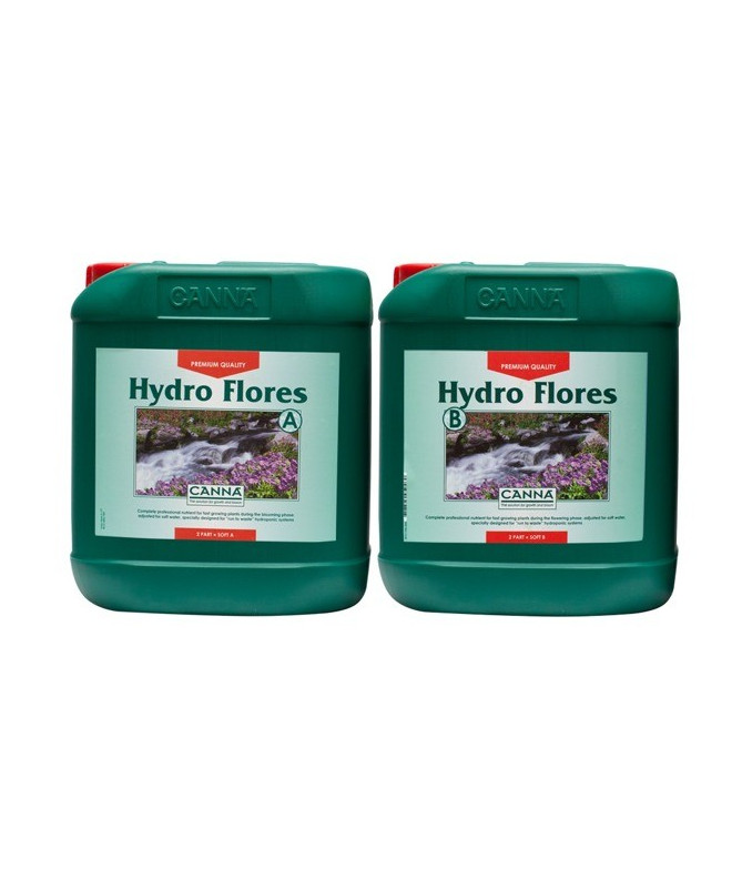 CANNA HYDRO FLORES A/B 2*5L - 1 - HYDRO Flores wyjątkowo łatwy w użyciu, rozpuszcza się natychmiast, co czyni go szczególnie od