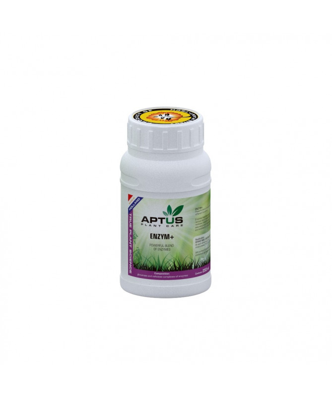 APTUS ENZYME+ 250ML - 1 - Co to jest Enzym Enzym to innowacyjne rozwiązanie, które usprawnia wykorzystanie podłoża uprawowego. 