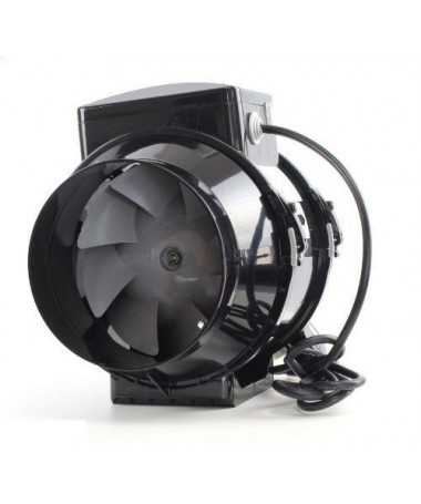 WENTYLATOR HYBRID-FLO 200 ST ZAWIERA MODUŁ STERUJĄCY PRED. I TEMP. - 1 - Black Orchid HYBRIDFLO to wentylator, który wyróżnia si
