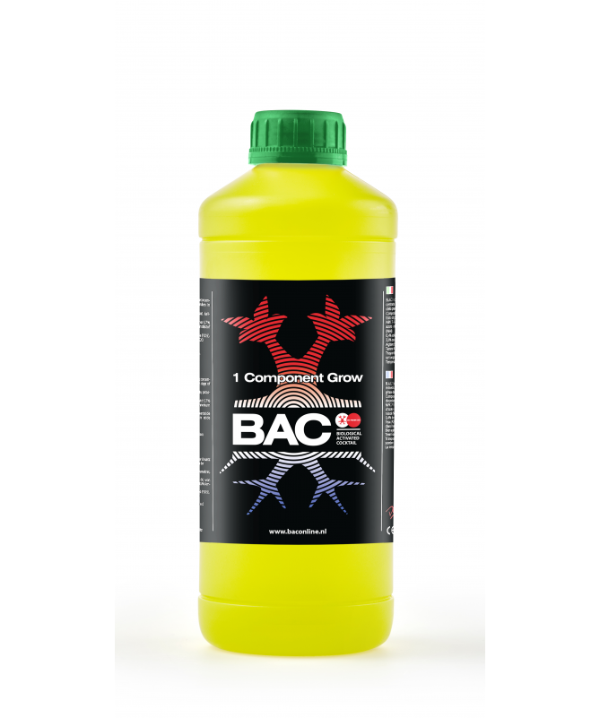 BAC 1 Component Grow 1l - nawóz na fazę wzrostu - 1 - Jednoskładnikowy nawóz o wysokim stężeniu to klucz do zdrowia i piękna Tw
