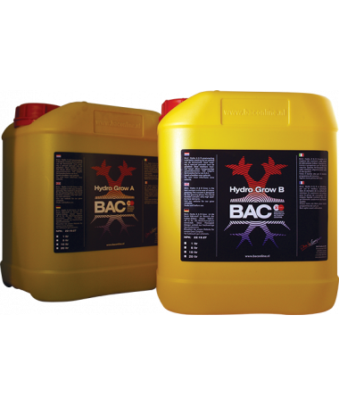 BAC Hydro Topflower Grow A i B 2 x 5l - 1 - Zapraszamy do korzystania z naszej innowacyjnej pożywki AB Hydro kompleksowego rozw