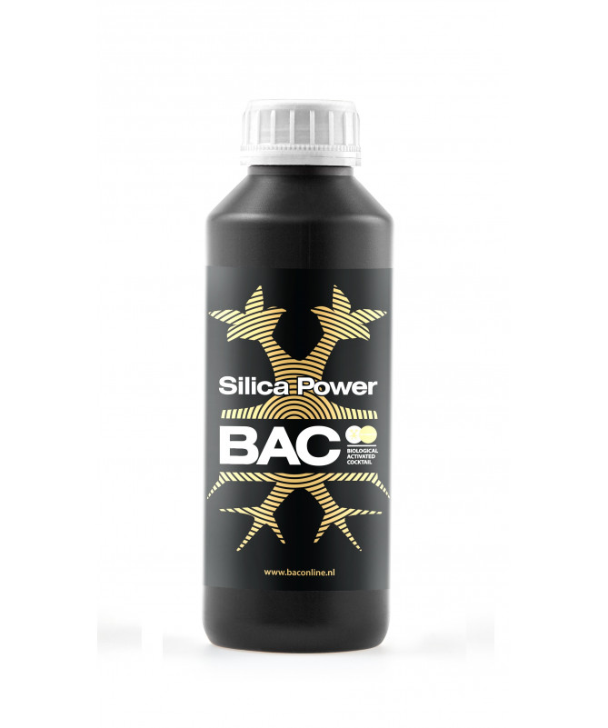 BAC Silica Power 1l - Płynny Krzem - 1 - Aktywuje życie w podłożu, wzmacnia rośliny na poziomie komórkowym oraz wzmaga odporność
