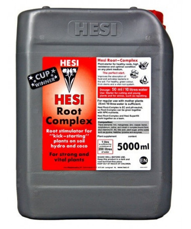 Hesi Root Complex 20l - Eliksir dla młodych roślin i ukorzeniacz - 1 - Hesi Root Complex jest rodzajem eliksiru dla młodych rośl