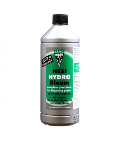 Hesi Hydro Bloom 1l - Nawóz na fazę kwitnienia hydroponika - 1 - Hydro Bloom zawiera większą koncentrację fosforu i potasu w por
